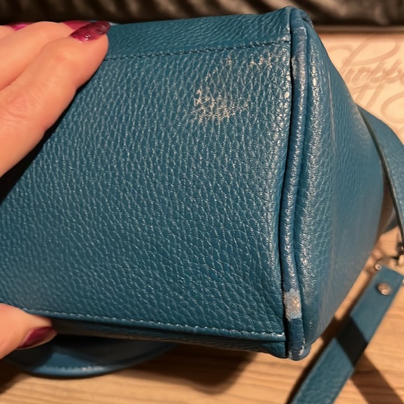 Thirty-one Teal Jewell bag with cross-body strap and Jewel 3-pocket attachment - Picture 12 of 12